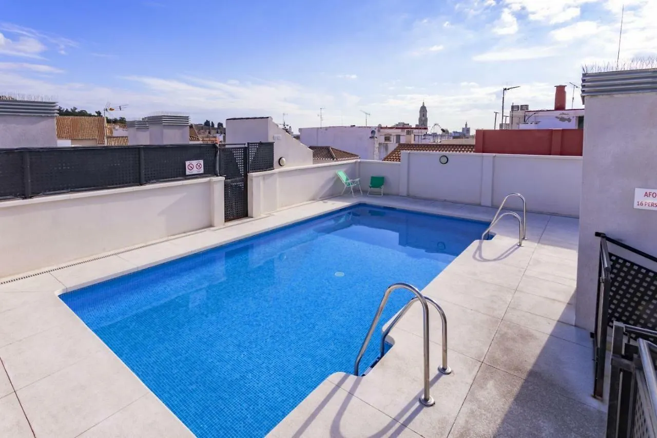 -Malagasunapts- Citycentre Rooftop Pool Malaga